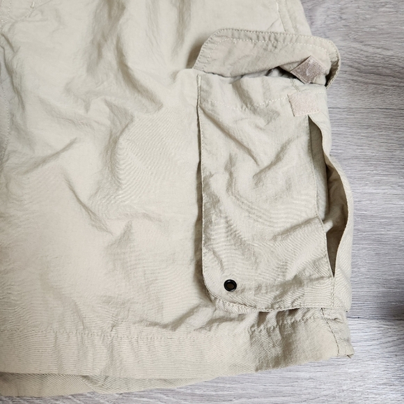 Rugged Exposure Tan Shorts L Trunks Swim Cargo Lined Water or Land Quick‎ Dry - Picture 8 of 9